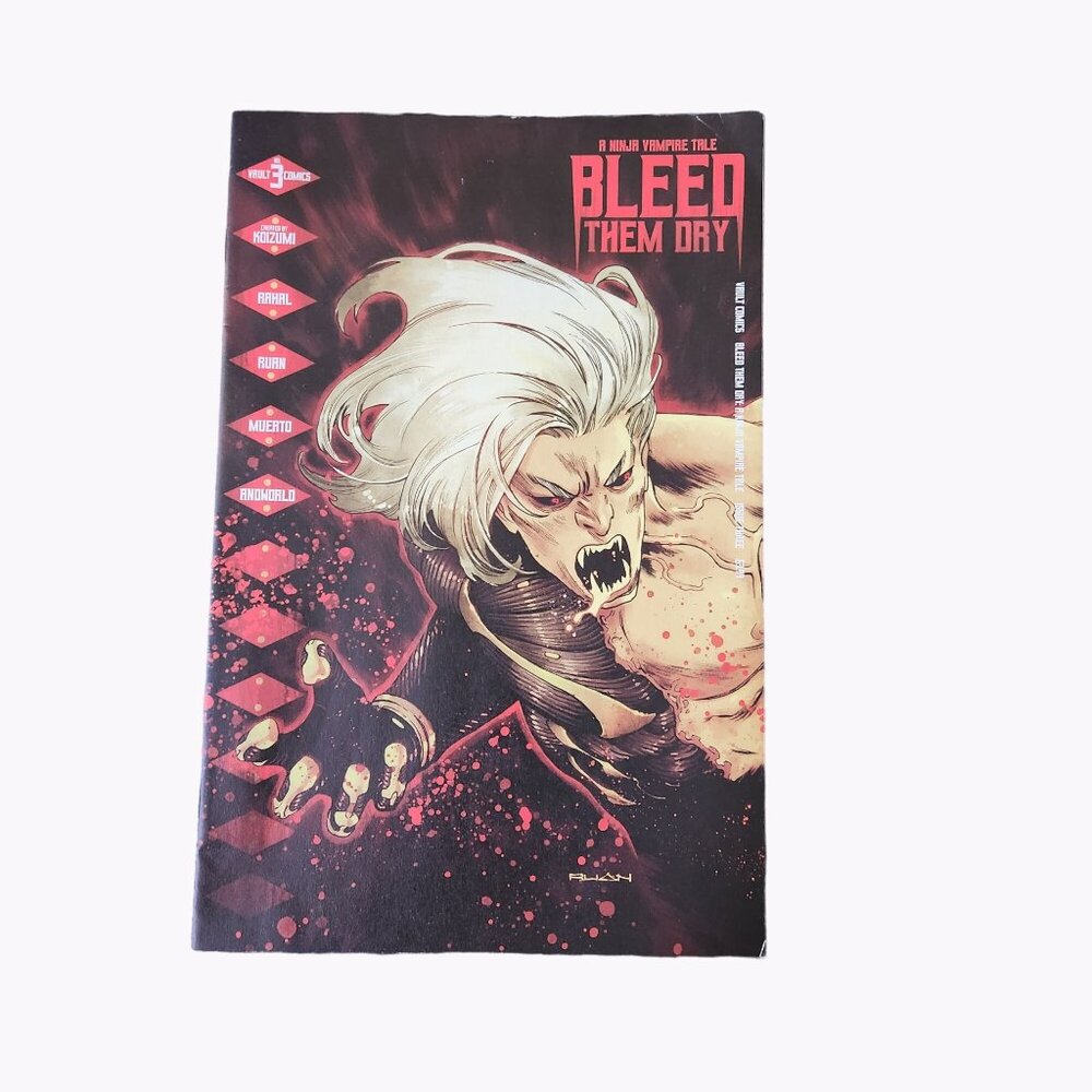 Vault Comics Bleed Them Dry #3 Comic Book Collector Bagged Boarded